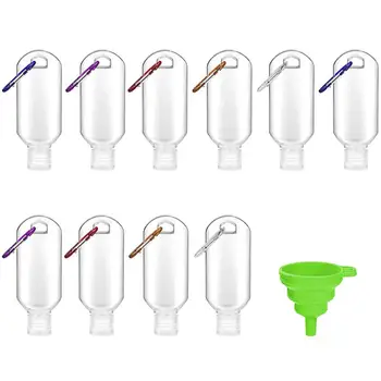

Clear Travel Bottle Kit Keychain Bottle Kit for Taveling Camping