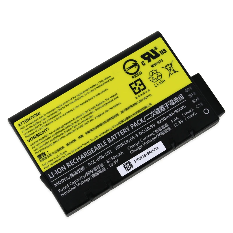 Модель оригинального аккумулятора kede: ACC-006-591 10,9 V 8250mAh 90Wh