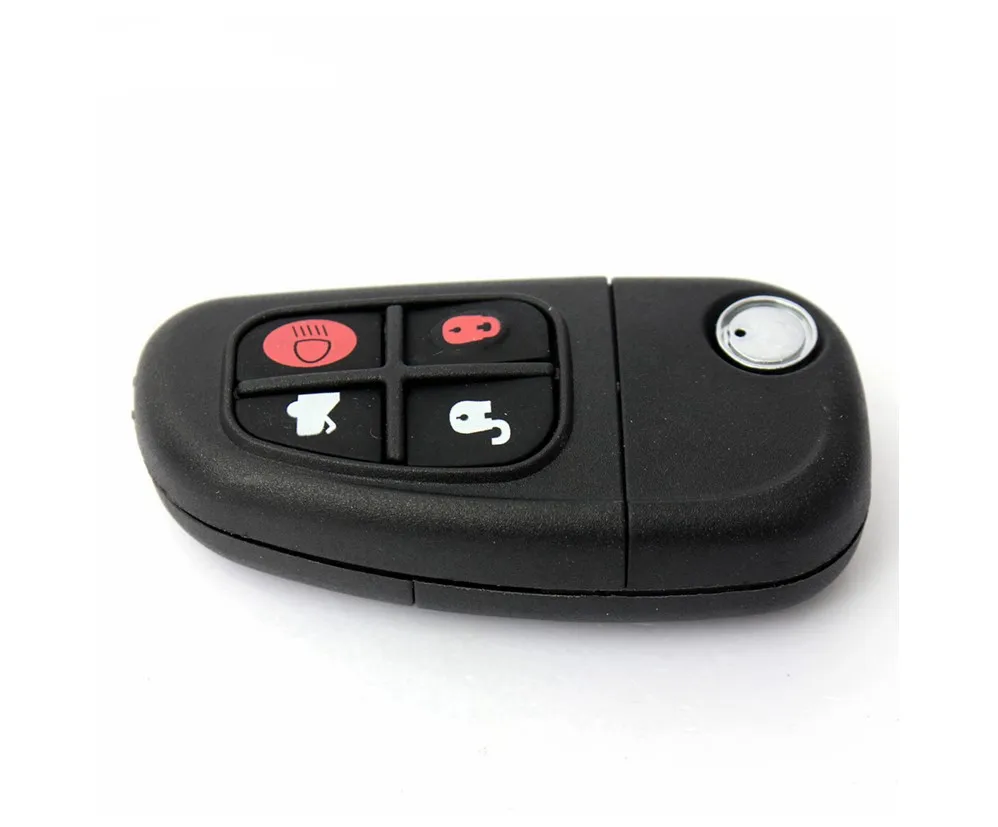 4 кнопки Авто Флип дистанционный ключ для Jaguar 02-08 X Тип S XJ 433 МГц с чипом 4D60