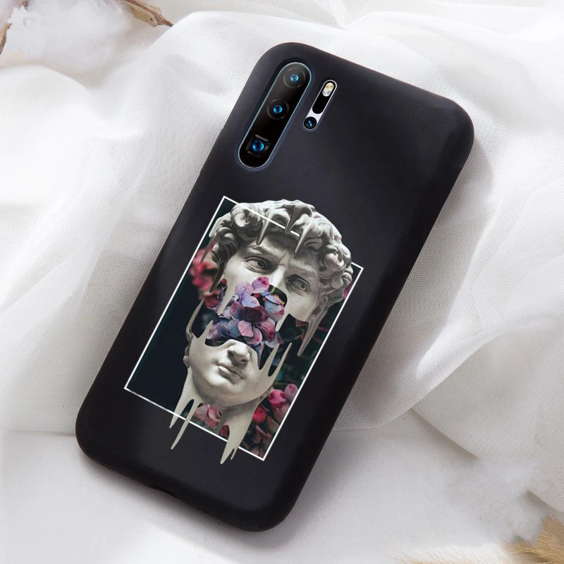 04 Мягкий ТПУ Матовый чехол с космонавтом луной для huawei P20 P20Lite P20Pro P30 чехол Fundas Coque чехол для huawei Honor 10 20 чехол - Цвет: 04