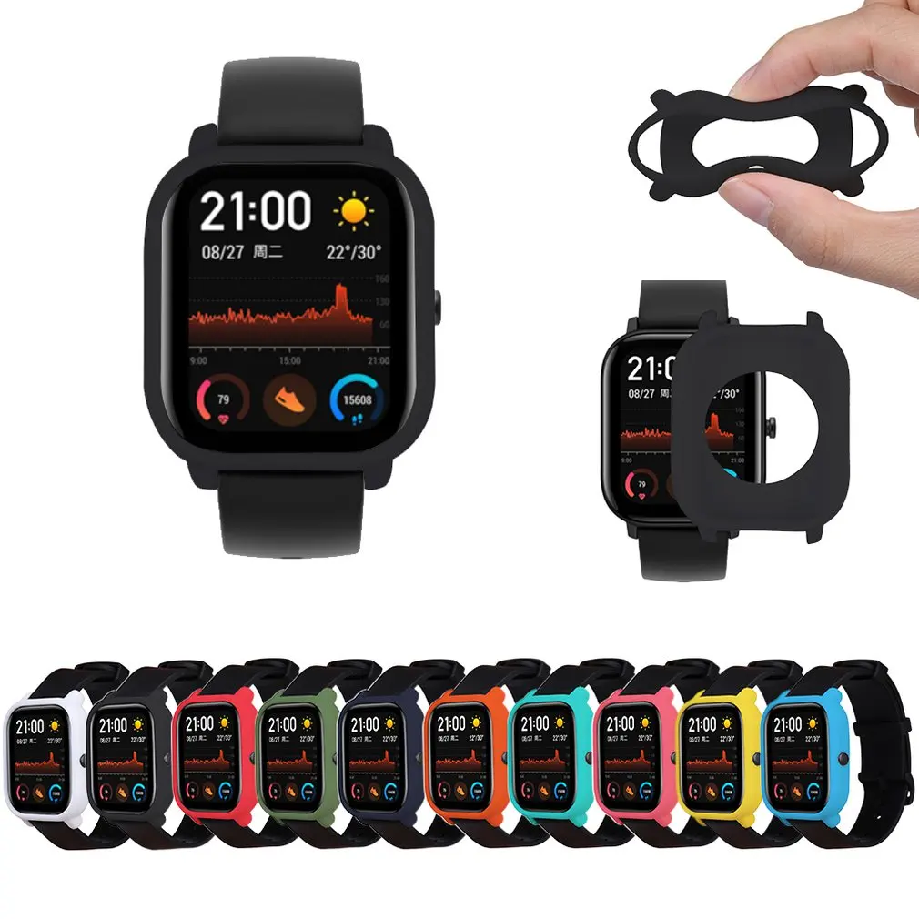 Защитный чехол для Xiaomi Huami Amazfit GTS Watch, мягкий силиконовый чехол для Amazfit GTS, чехол, браслет, аксессуары