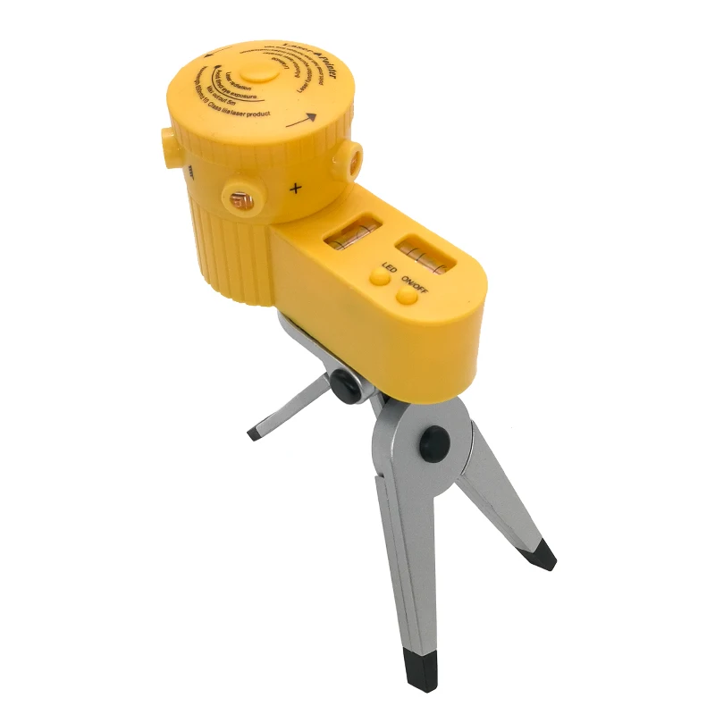 Home Multifunctional Laser Level Infrared Vertical Line Horizon Line & Point Measurement with Tripod LED Night View Level Ruler