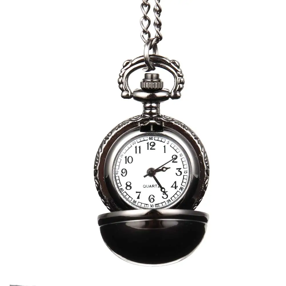 

Elegant Snitch Quartz Fob Pocket Watch With Sweater Necklace Chain Jewelry Gifts PR Sale