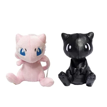 

Ins Hot Mew black plush Japan Anime stylish bag Keychain Pendant cute Cartoon image soft doll for friend Children gift toys