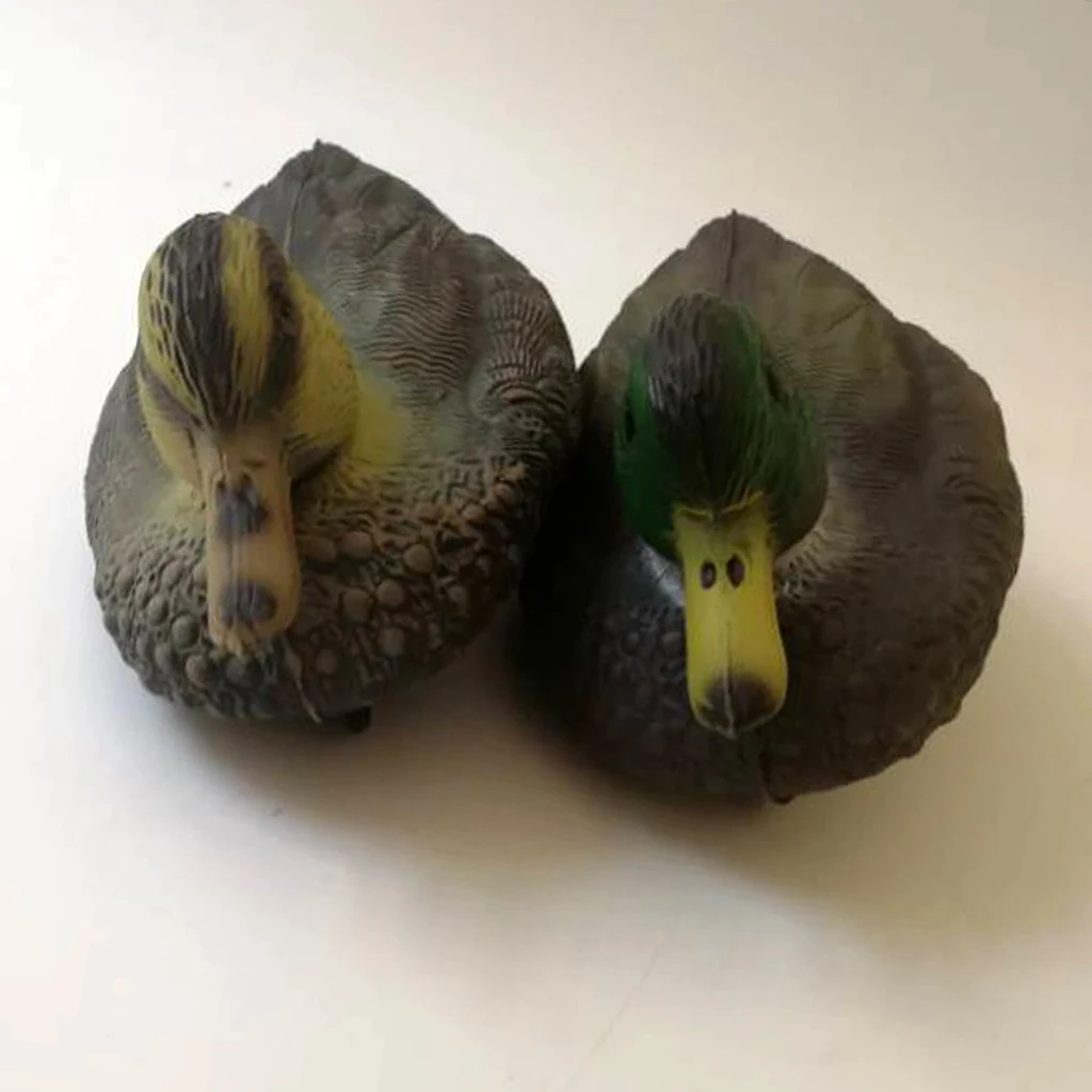3D Lifelike Floating Hunting Shooting Drake Duck Decoy Decoying for Decorative Ornament Hunting Decoy