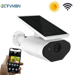 CTVMAN 1080P Солнечная камера wifi Солнечная CCTV наружная камера безопасности 2MP наружная камера видеонаблюдения двухстороннее аудио