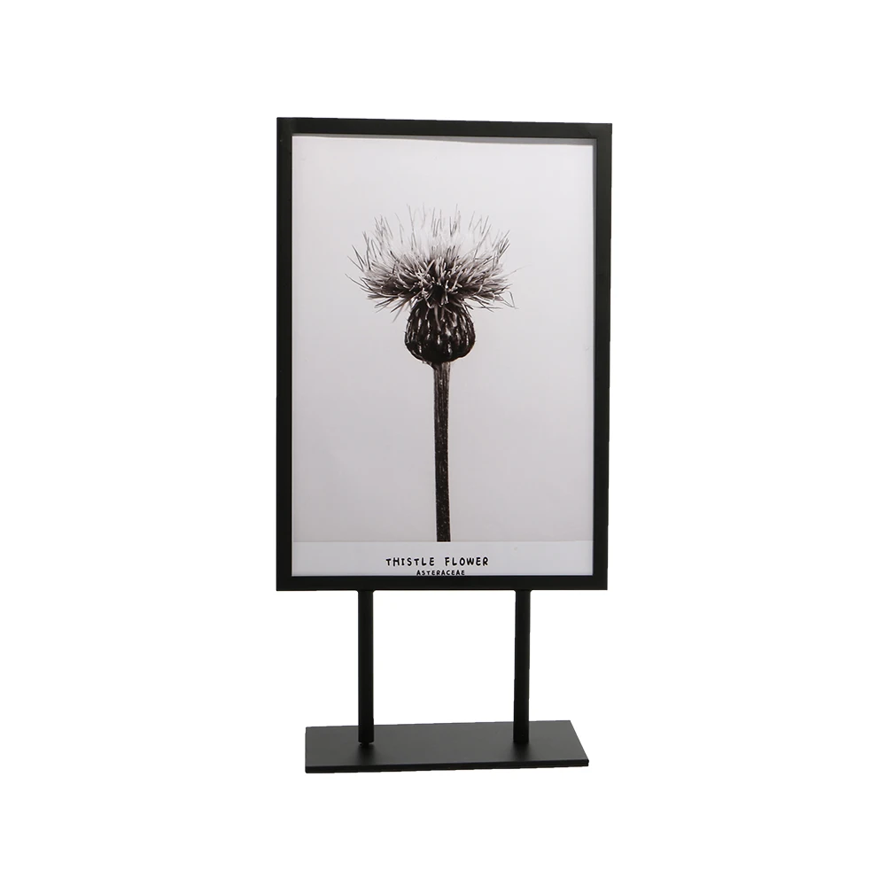 

A3 A4 Advertising Table Stand Menu Free Standing Table Desk Floor Stand Counter Top Sign Holder Frame Display Rack