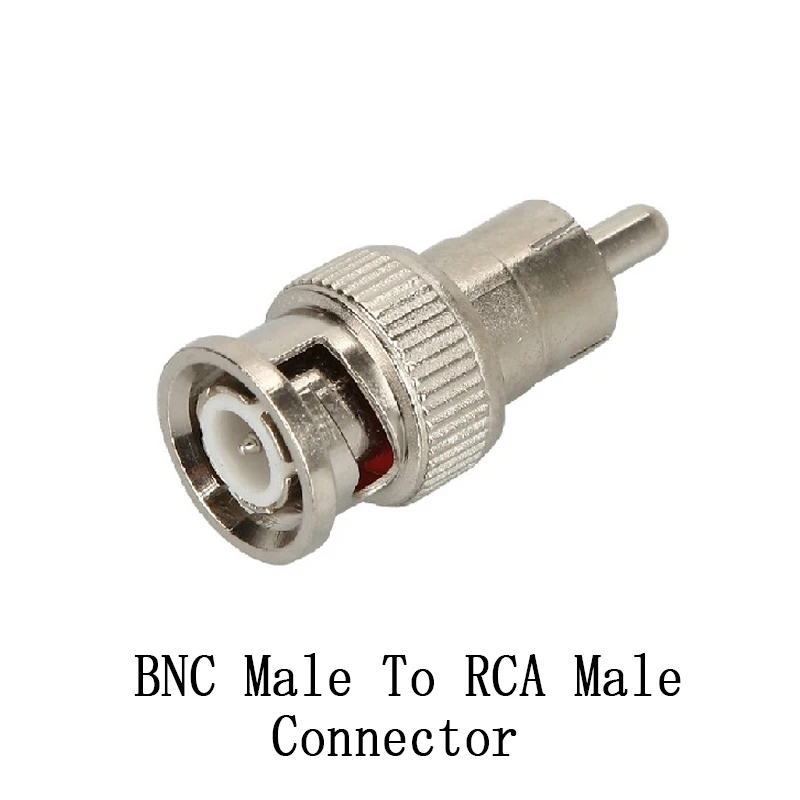 100 шт/партия BNC штекер RCA штекер Адаптер(используется для CCTV камера AHD камера IP камера и DVR/NVR