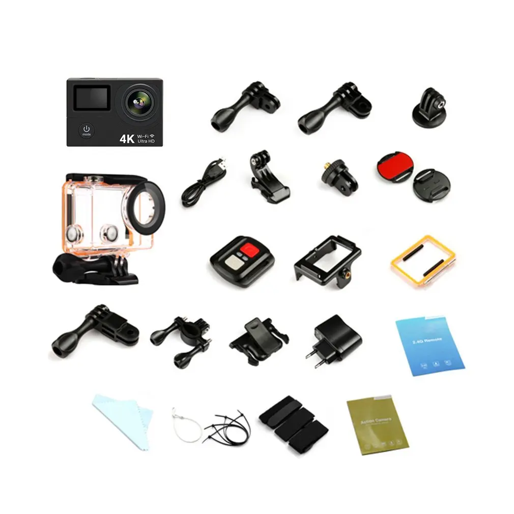

Mini H3R 4K Ultra Full HD Sport Camera WIFI Remote Control Underwater Movement Digital Waterproof Video Camera