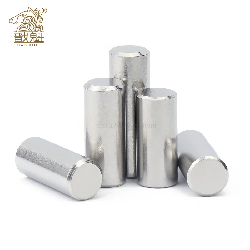 1-100pcs dowel pins 304 stainless steel m1.5 m2 m2.5 m3 m4 m5 m6 m8 m10 m12 parallel pins fastener solid cylinder pin GB119 cylindrical locating dowel pin stainless steel pins clips