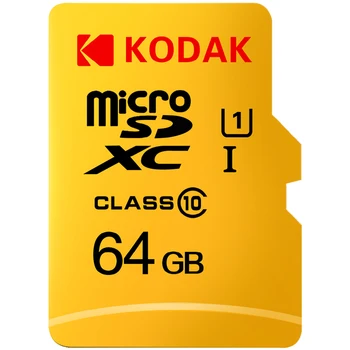 

KODAK Micro SD TF 64GB 100MB/s Flash Memory 128GB 4K Class 10 U3 Microsd Card to Phone Free Shipping