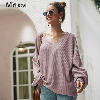 

Sexy Solid Sweater Women Pullover Sweater Warm Winter/Spring Knitted Sweater Ladies Long Sleeve Women Loose Sweater Female