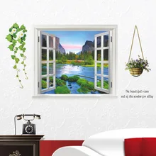 AY893 jia chuang пейзаж гуилин Спальня Гостиная съемные наклейки на стену поколение жира 60*90 см
