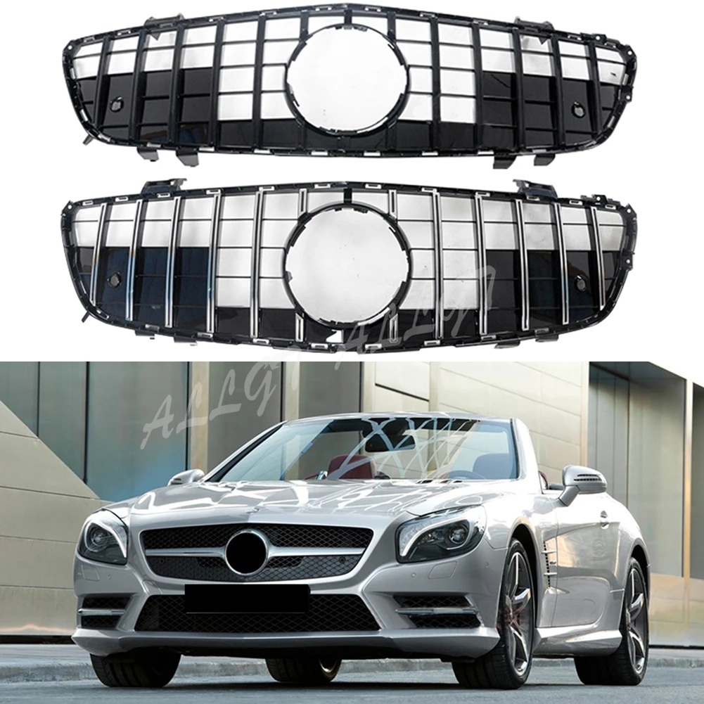 Передний гоночный заготовка бампер верхняя крышка радиатора для Mercedes-Benz R231 SL-Class