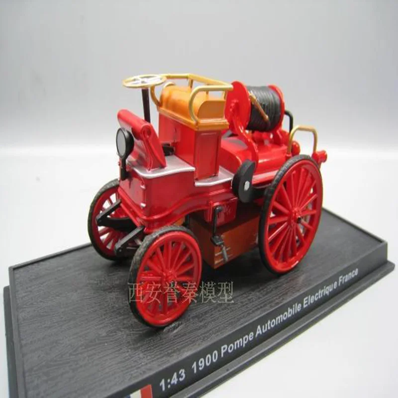 1:43 Французская модель пожарного грузовика 1900 pompe автомобиль eletrique миниатюрная