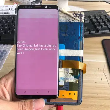 

5.8"Original With Burn Shadow LCD For SAMSUNG Galaxy S9 G960 SM-G960F LCD Display and Touch Screen Digitizer with Frame Assembly