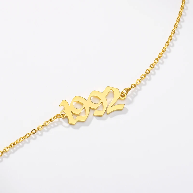 Индивидуальные ювелирные изделия персонализированные Старый английский номер