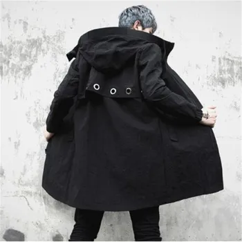 

Drop Shipping Autumn Spring Fashion Men Jacket Mens Trench Men Coat Mens Coats Male