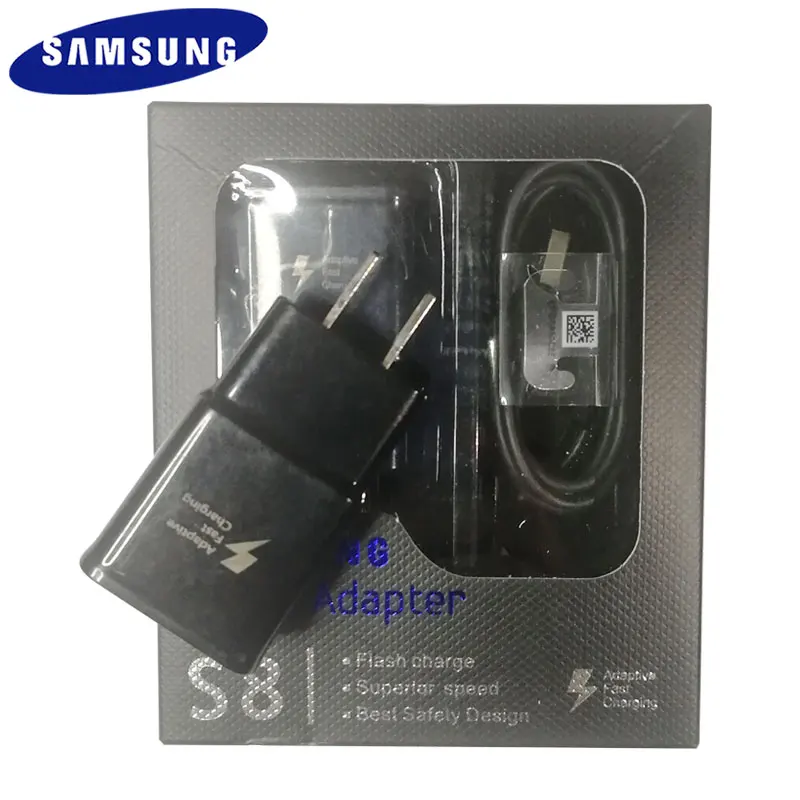

Samsung fast charger Galaxy S8 9V/1.67A quick charger and cable for S10 S9 A8s A6s plus A10 A30 A40 A50 A60 A70