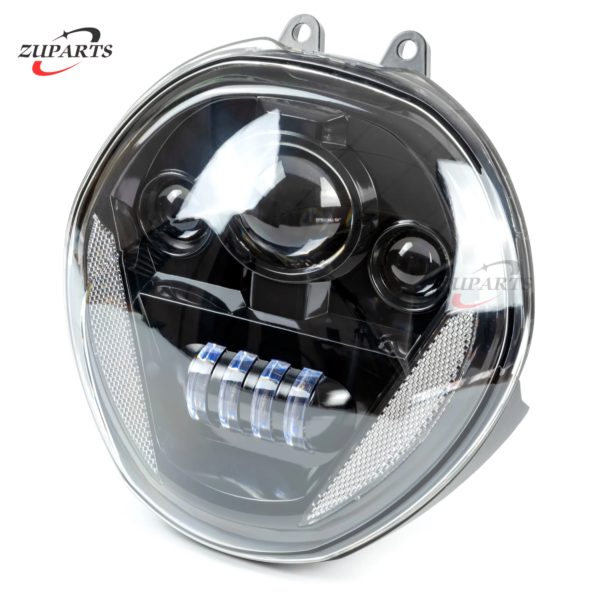 本店は バイク ヘッドライト Ducati Monster 1 10用ブラックledヘッドライトヘッドランプ Black Led Headlight Headlamp For Ducati Mons 日本製 Kweli Shop