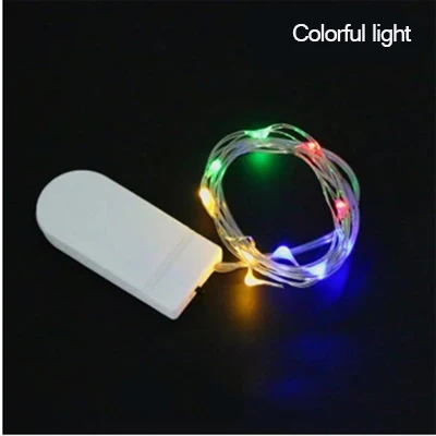 colorful fairy light 10 шт./лот, искусственные цветы на День святого Валентина, Декоративные искусственные розы, искусственные цветы для декора, свадебные декоративные цветы - Цвет: colorful fairy light