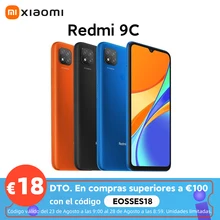 Global Version Xiaomi Redmi 9C NFC 3GB RAM 64GB ROM Mobile Phone Helio G35 Octa Core 13MP Triple Cameras 5000mAh 6.53" Display