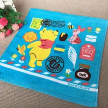 Безформальдегид класса А, бархатное полотенце для рук из чистого хлопка с рисунком, Маленький носовой платок 35*35 см