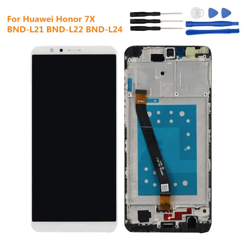 

For Huawei Honor 7X BND-L21 BND-L22 BND-L24 Mate SE LCD display Touch Screen Digitizer with Frame for Huawei Honor 7X Mate SE