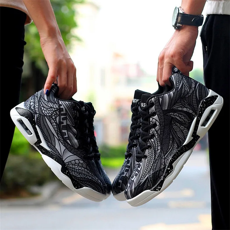 Colorful high-end basketball shoes men's casual shoes breathable wear-resistant non-slip sneakers Zapatillas Hombre large size
