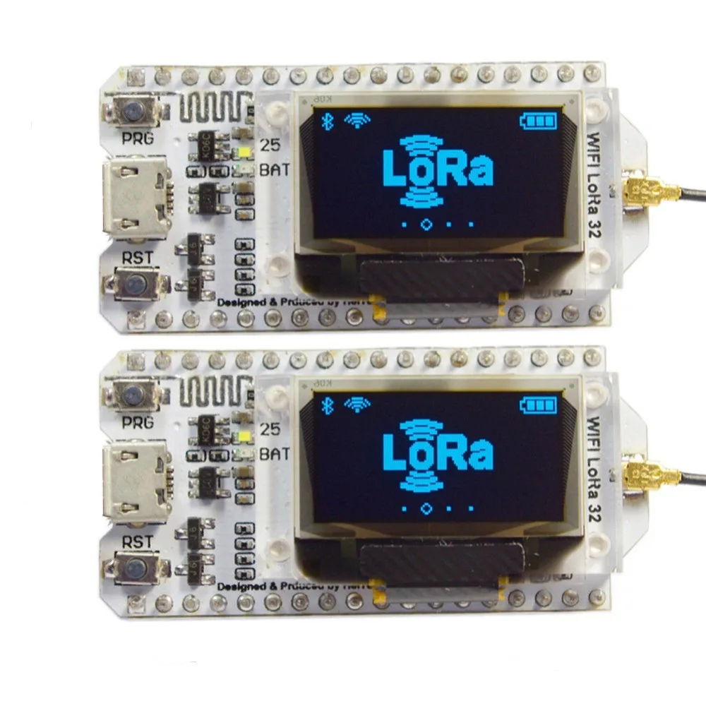 1 шт. 868 915 МГц SX1276 ESP32 LoRa 0 96 дюйма синий OLED дисплей Bluetooth WIFI комплект Lora 32 модуль IOT