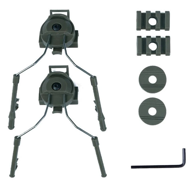 Тактический Быстрый шлем гарнитура держатель рельсовый адаптер Набор для быстрого/AF шлем рельсовый шлем рельс подвеска шлем с кронштейном аксессуары
