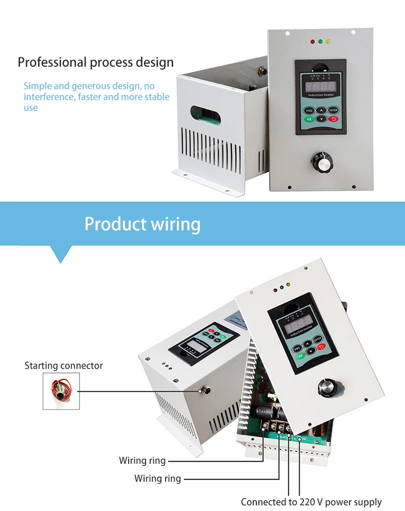 

Industrial 2.5KW 220V 50HZ Thermal Energy Saving Induction Heating Machine