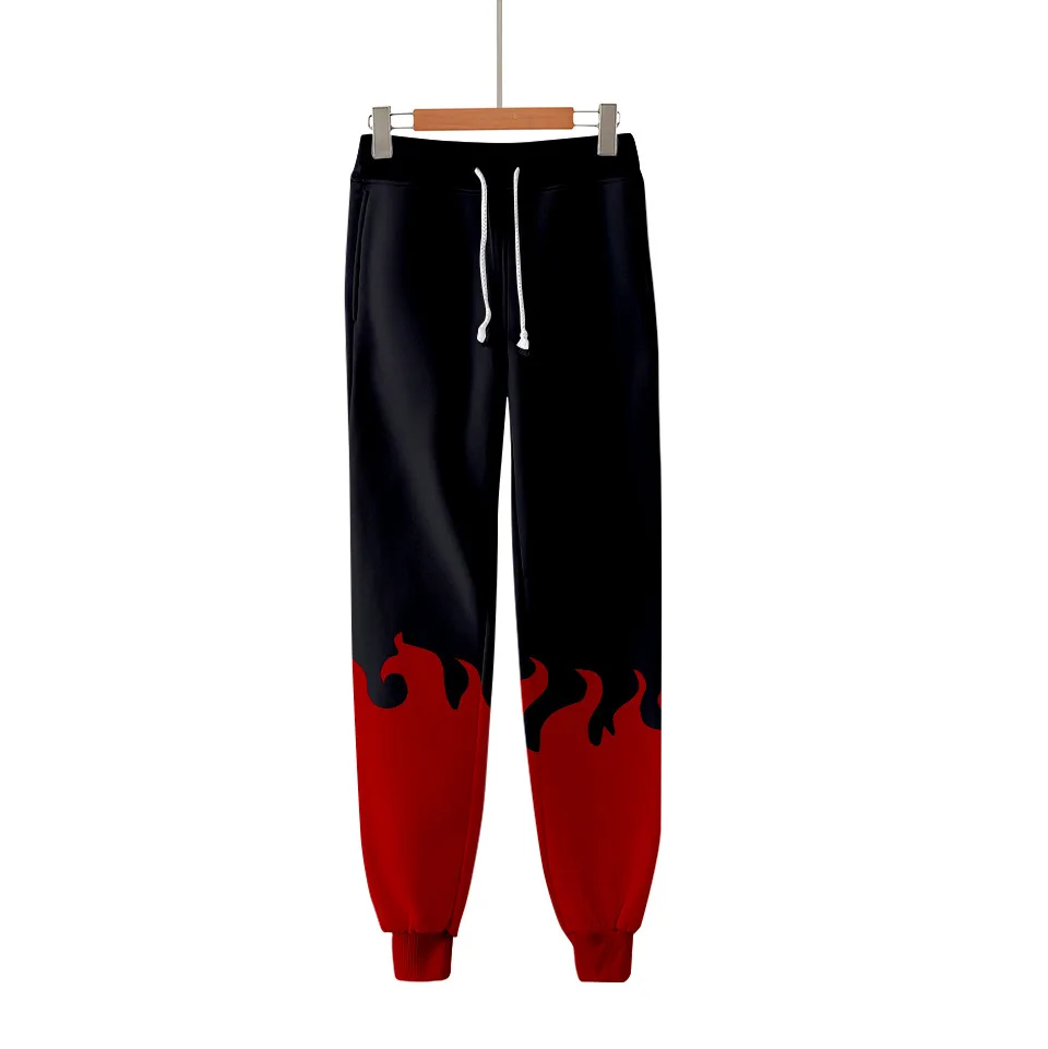 Популярные спортивные штаны с 3D принтом «Наруто» Uchiha Hatake Uzumaki Clan Badge Joggers, повседневные теплые спортивные штаны, тонкие уличные брюки