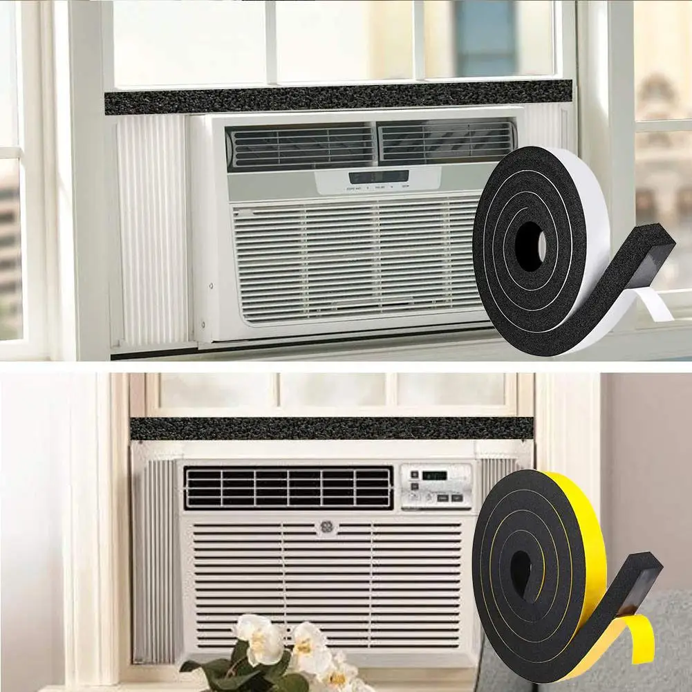 

Portable Air Conditioner Foam Seal Thick Window Insulation Seal High Density Foam Strip Self-Adhesive Tie