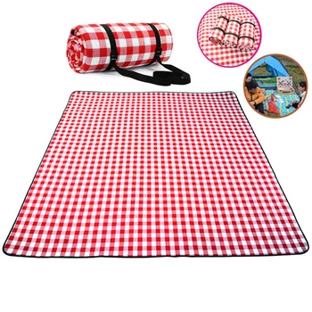 

Thicken Pad Breathable Soft Blanket for Outdoor Folding Waterproof Blanket Camping Beach Plaid Picnic Mat