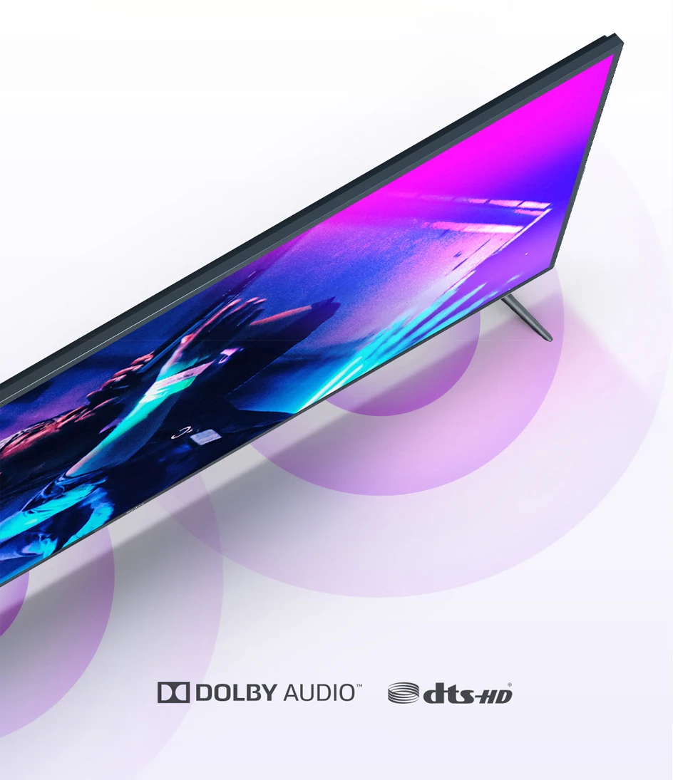 Xiaomi Redmi Smart tv R70A 70 дюймов 4K HDR разрешение офисный домашний кинотеатр телевидение 2 Гб 16 Гб Поддержка Dolby Audio