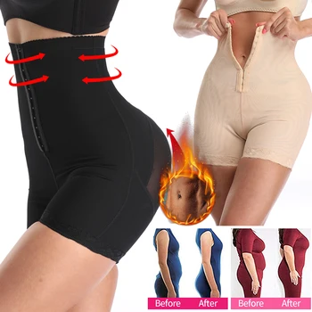 

Plus Shapewear Workout Waist Trainer Corset Butt Lifter Tummy Control Plus Size Booty Lift Pulling Underwear Shaper