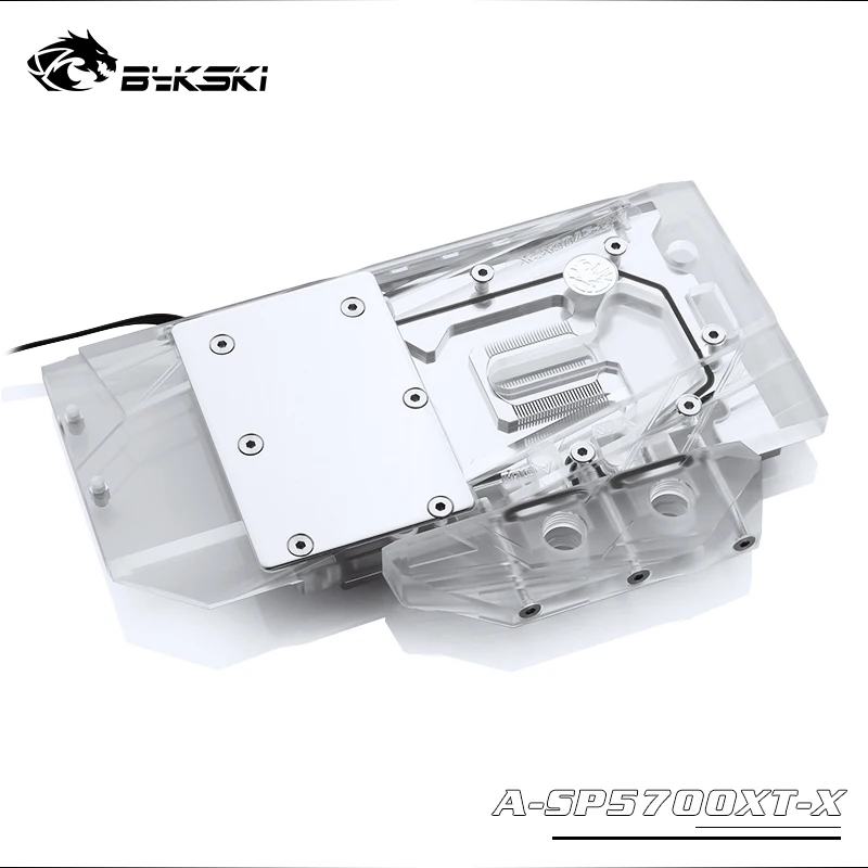 50% OFF  Bykski Water Block use for Sapphire RX 5700 XT Pulse MSI RX5700XT MECH/EVOKE AMD GPU Card Full Cove