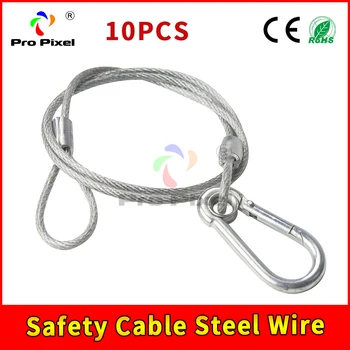 

10pc Safety Cable Steel Wire Stage Light Safety Ropes Security Cable Equipment Bar Led Moving Head par light