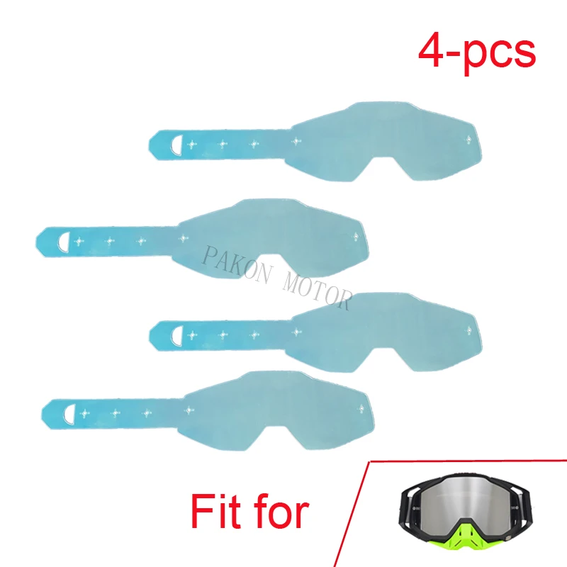 full face helmet with glasses Tear Off Film of Goggles Protective Rubber Dirtbike Tearable offs Plastic Cover Eyes Safety Sunglasses Lens Accessories for 100% padded motorcycle glasses