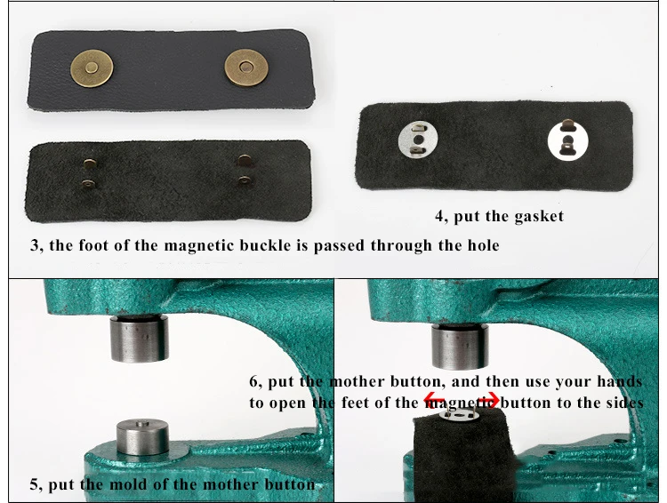10 Stück/Packung, 10–18 mm, dünne Magnetknöpfe, Taschen, Magnet, automatische Adsorptionsschnalle, Metallknöpfe, Druckknöpfe, Geldbörsenknöpfe – Detail 10