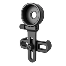 

Upgrade Telescope Cell Phone Holder Clip Anti-Slip Soft Rubber Mobile Phone Binocular Monocular Adapter Bracket Spotting Scope