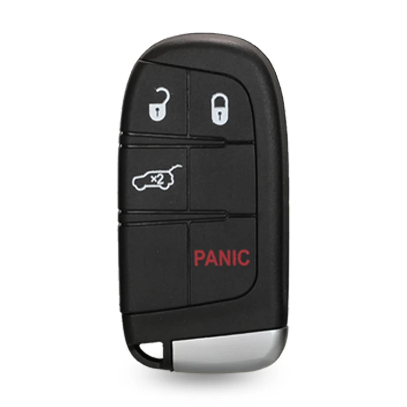 Jinyuqin 2/3/4/5BTN автомобильный умный чехол для ключей для Jeep Grand Cherokee Dodge Ram 1500 Journey Charger Дротика Challenger Durango Fiat - Цвет: 3Button Plus 1