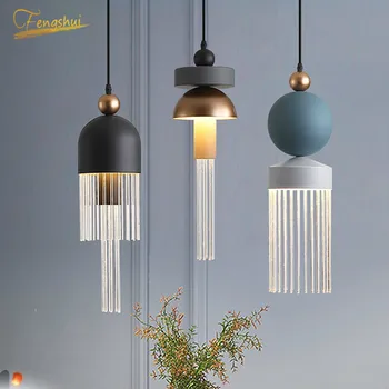 

Modern Fashion Glass Pendant Lights Hanging Lamp Lighting Restaurant Bar Pendant Lamp Indoor Home Decor Light Fixtures Luster