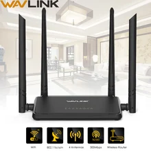 Wavlink n300 300 Мбит/с Беспроводной Смарт Wi-Fi маршрутизатор Ретранслятор точка доступа с 4 внешних антенн Кнопка WPS IP QoS Скорость 2 Быстрая