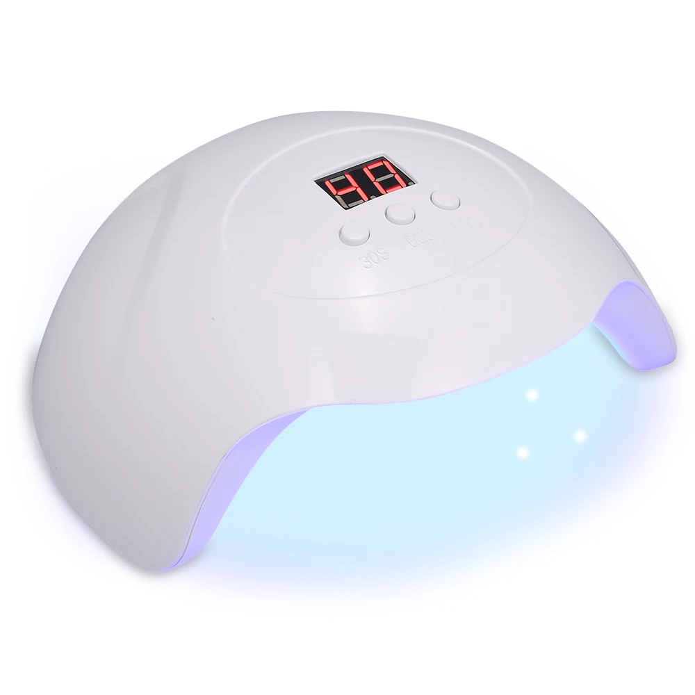 24W Nail Dryer UV 15 LED Nail Lamp Portable With Sensor LCD Display 3 Timer Setting Quick-drying 30s 60s 90s Nail Art Tools