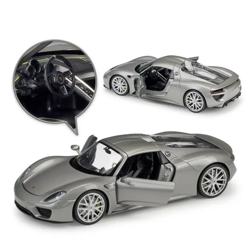 Welly 1:24 Porsche 918 Spyder литая под давлением модель автомобиля в коробке