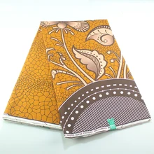 Настоящая нигерийская воск гарантированный настоящий голландский воск высокого качества паганский воск настоящий 6 ярдов хлопок африканская Анкара ткань