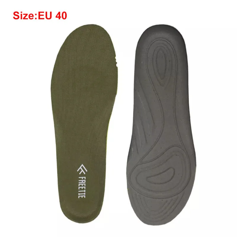 Green Size 40 Xiaomi FREETIE спортивные силиконовые стельки для обуви стельки кроссовки мужские амортизация Баскетбол Футбол стельки дезодорирующие - Цвет: Green Size 40