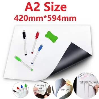 

A2 Size Dry Erase Magnetic Whiteboard Magnet Board School Office Board Message Board White Board Erasable Board for Children